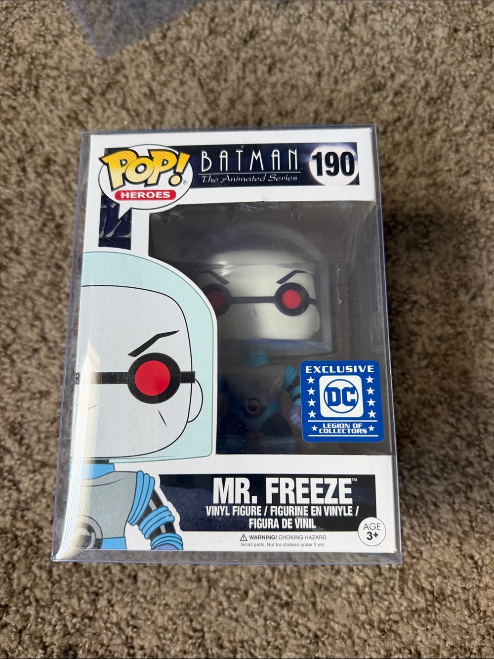 Funko Mr. Freeze Pop! Vinyl - White, Blue, Red Accents